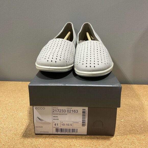 Ecco Women's Felicia Shoes Gravel US Size 10-10.5 - Picture 1 of 6